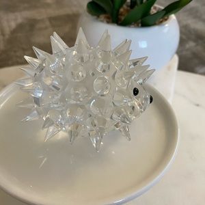 Swarovski hedgehog - w/quill between eyes - Large